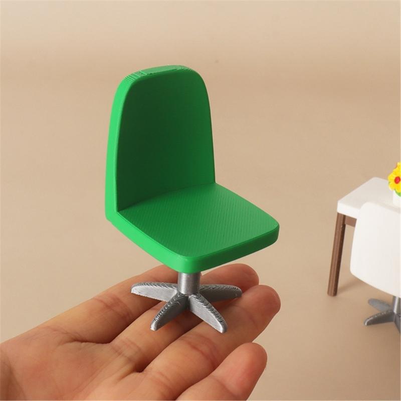 Office Furniture Usa - Mini-Büroszenen-Zubehör, 2-teiliges Set, detailliertes Design für
