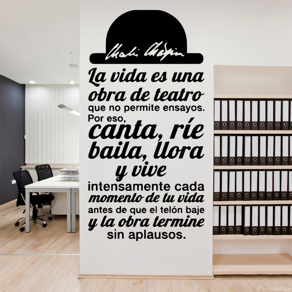 Office Furniture Usa - 1 Stück spanische motivierende Texte, wasserdichte