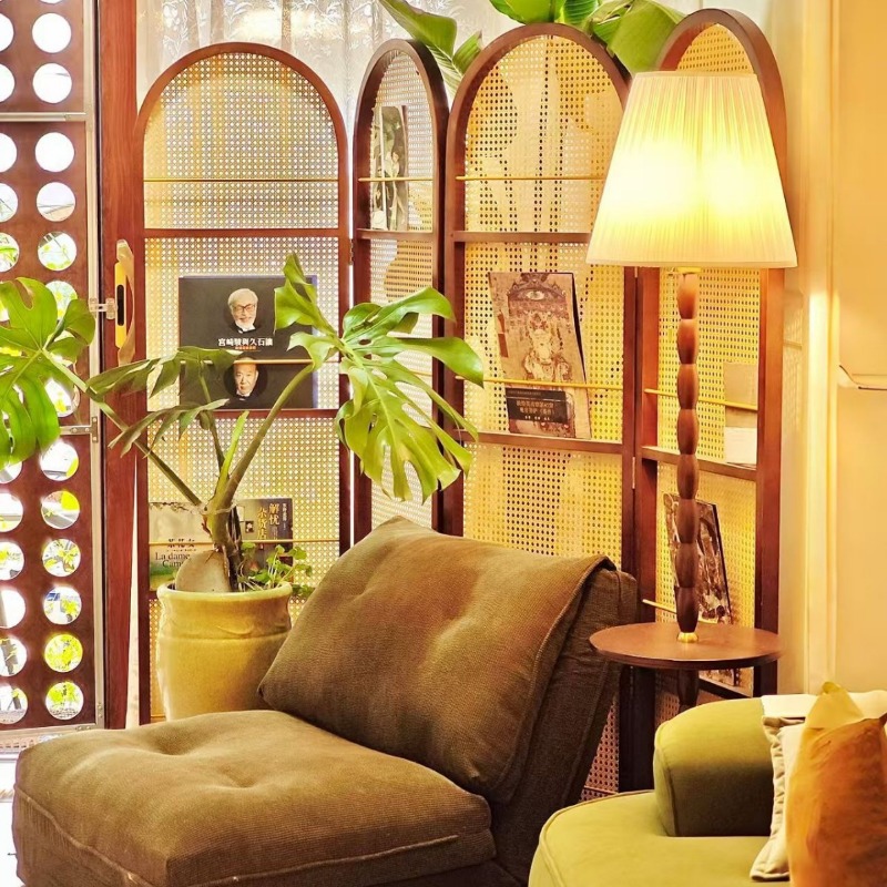 Mobiler Rattan-Faltschirm für  – Room Divider Bamboo Bewertung und Preis