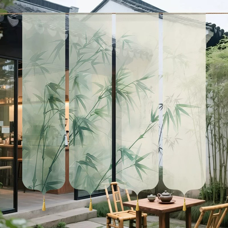 Zen Bambus-Print Transparenter – Room Divider Bamboo Bewertung und Preis