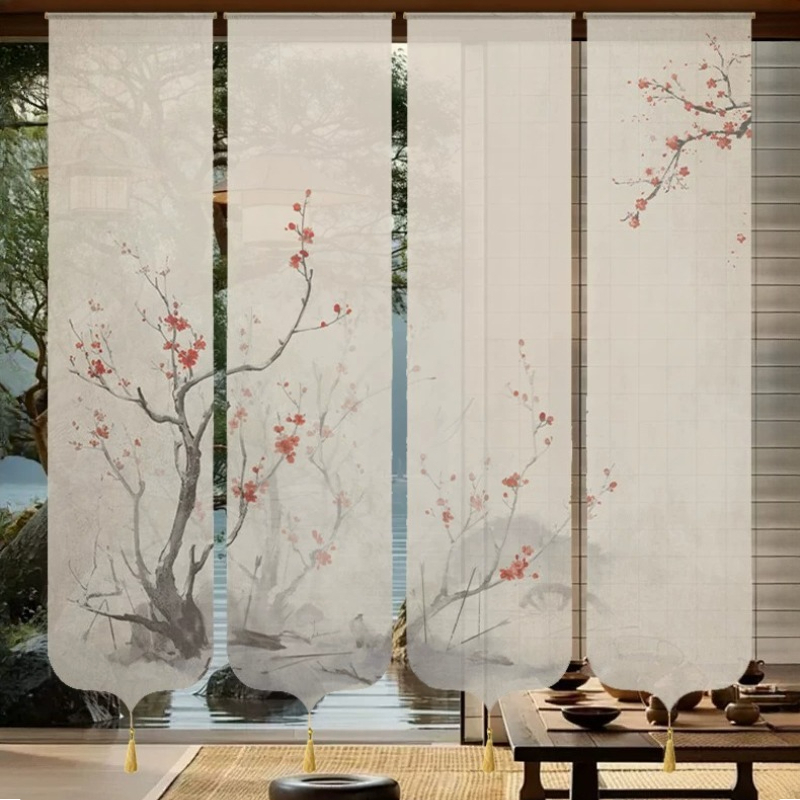 Zen Bambus-Print Transparenter – Room Divider Bamboo Bewertung und Preis