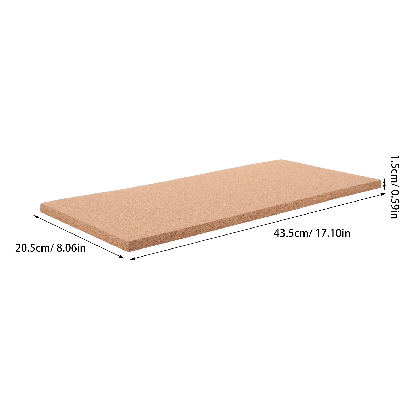 2 Stück rechteckige, selbstkle – Bulletin Board Cork Bewertung und Preis
