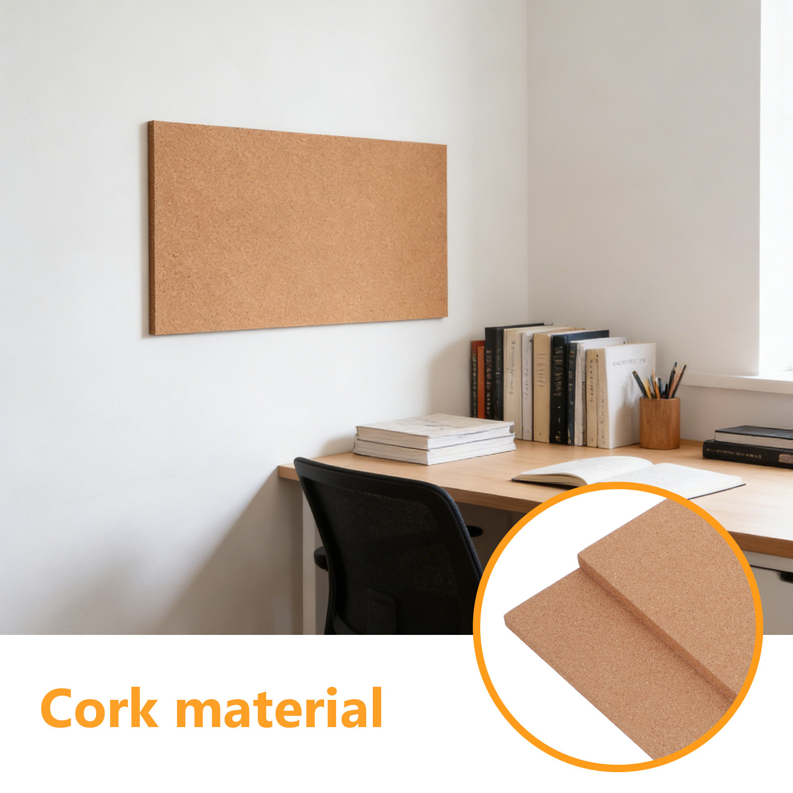 2 Stück rechteckige, selbstkle – Bulletin Board Cork Bewertung und Preis