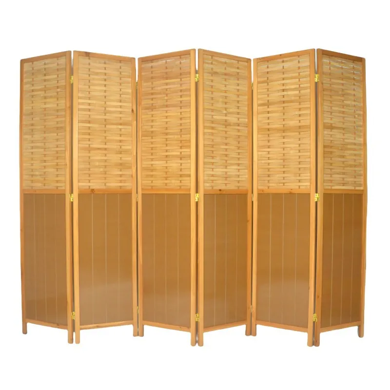 Vintage Bambus-Holz-Lamellen-F – Room Divider Bamboo Bewertung und Preis