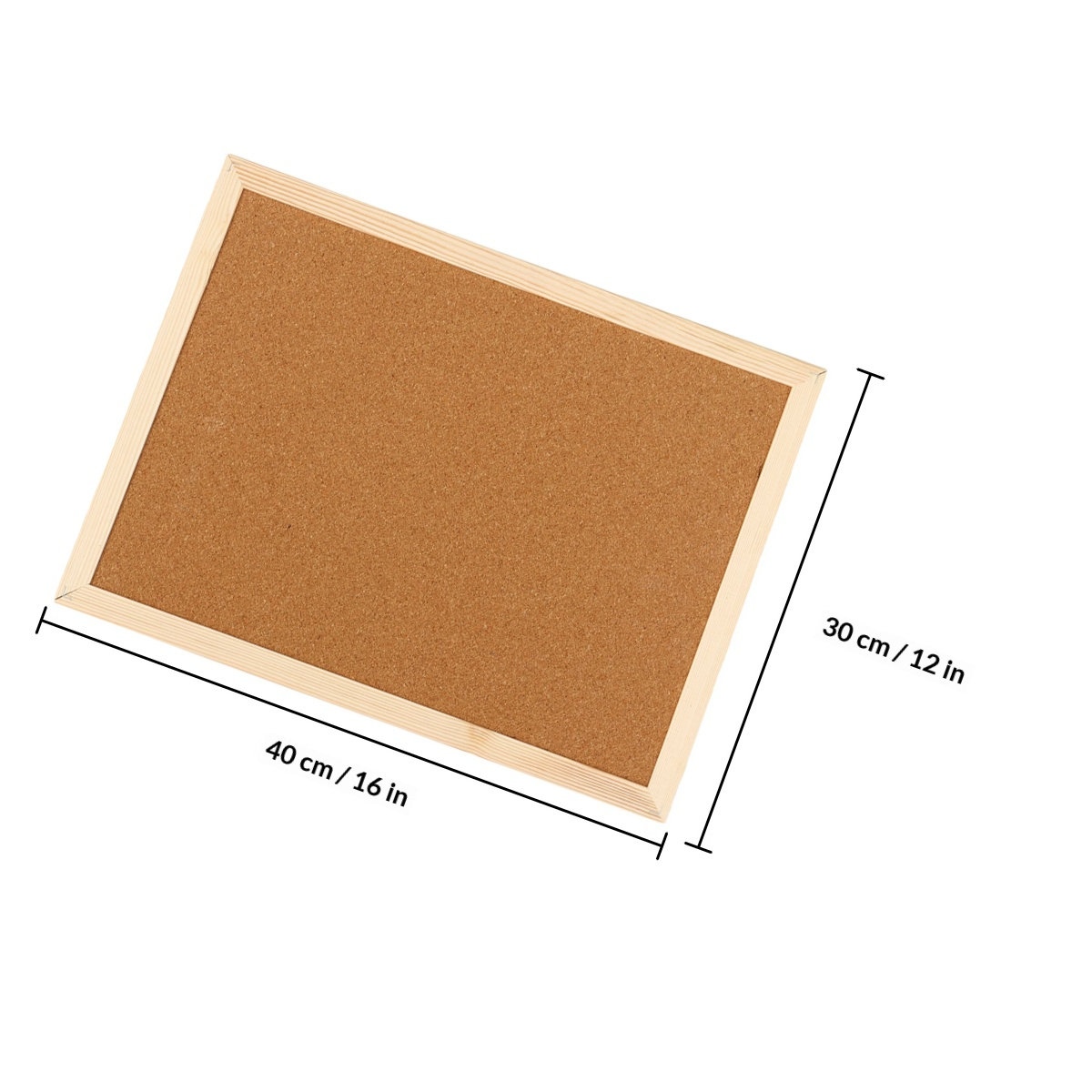 Weiche Kork-Pinnwand mit Holzr – Bulletin Board Cork Bewertung und Preis
