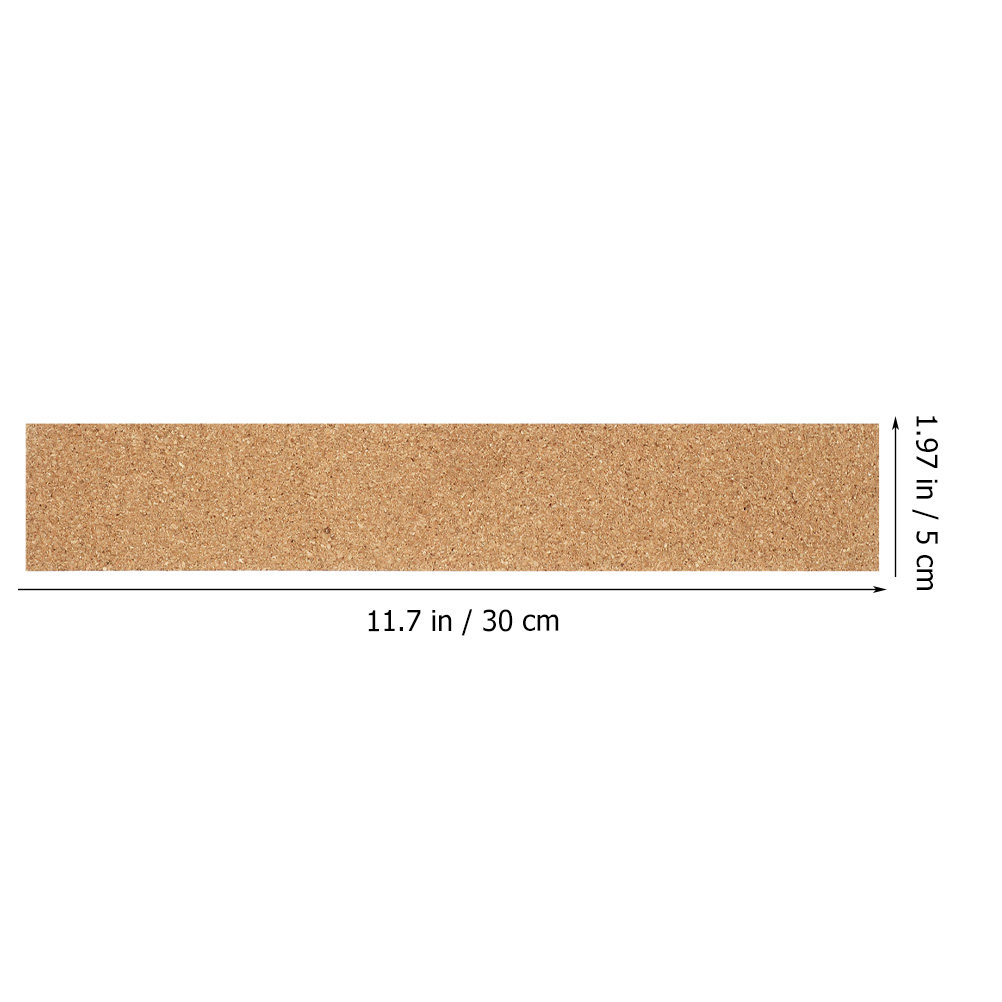 4 Stück Korkstreifen, braun, m – Bulletin Board Cork Bewertung und Preis