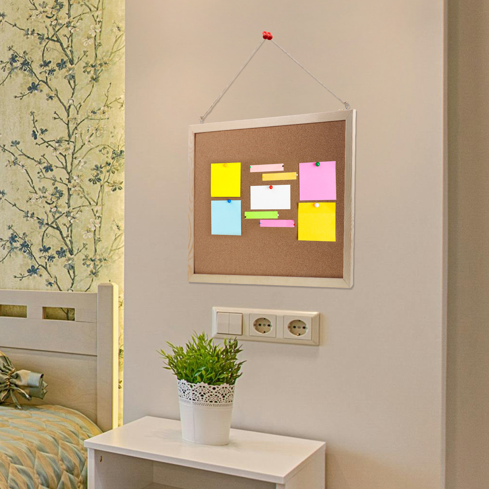 1 Set doppelseitige Kork-Pinnw – Bulletin Board Cork Bewertung und Preis